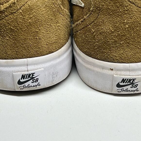 Nike Sb Check Solar Suede Trainers 843895-212 Golden Beige/white size 7 - Picture 3 of 7